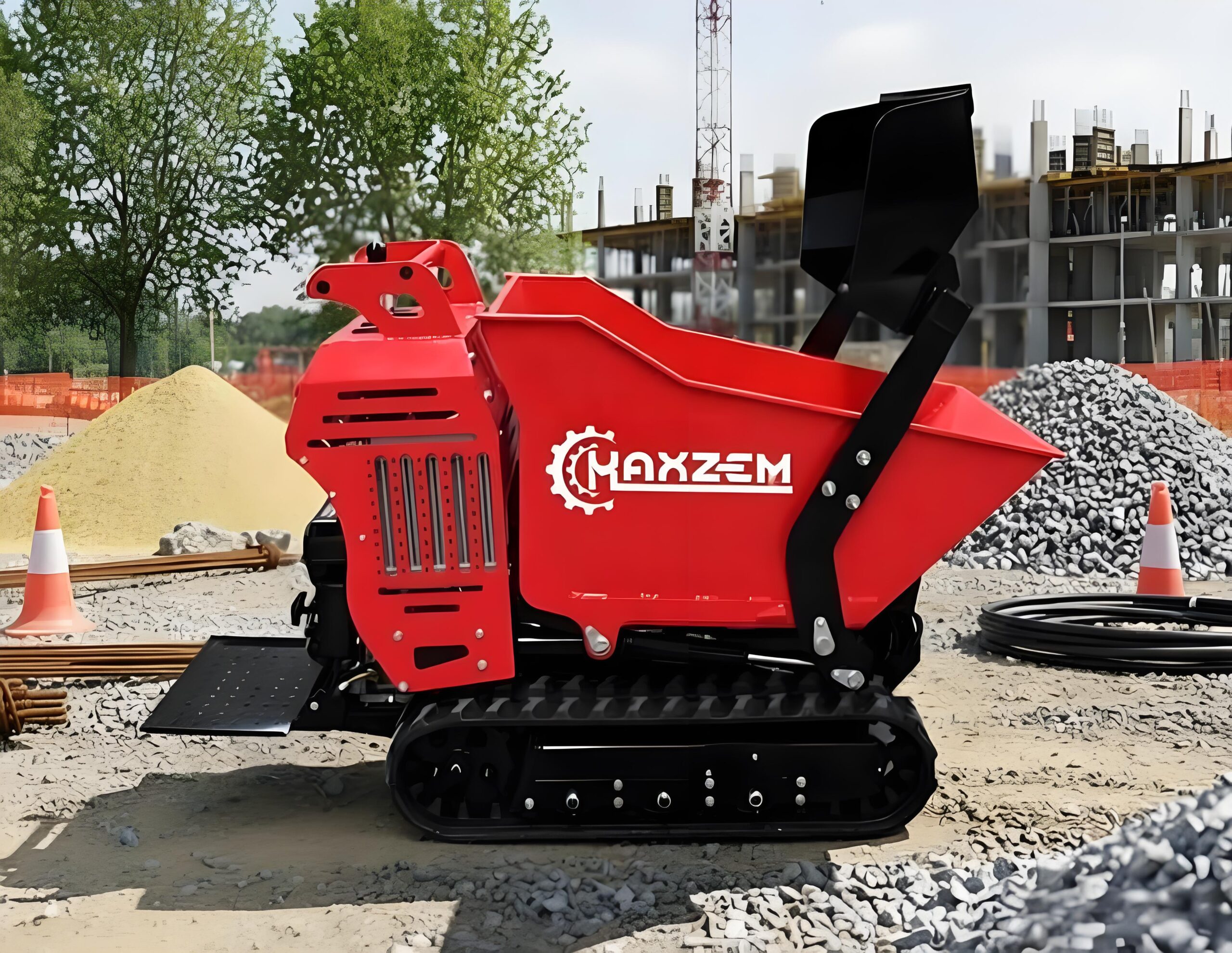 Home HCD500FL Hydraulic tracked dumper with bucket 10HP