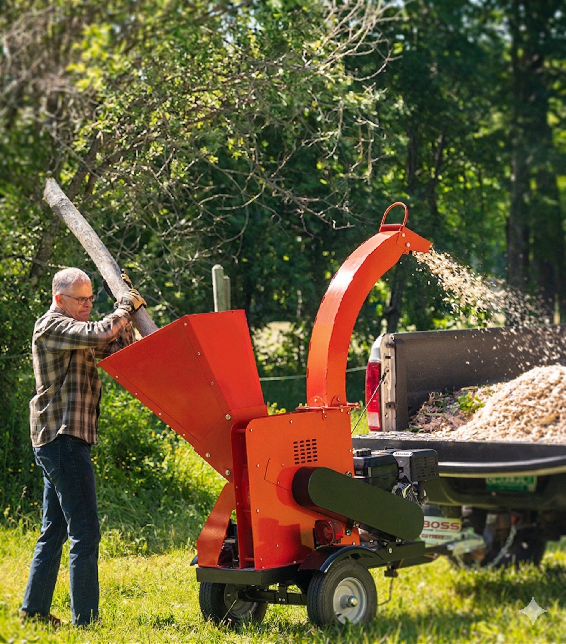 wood chipper size guide — 3 inch vs 5 inch vs 6 inch wood chipper capacity explained